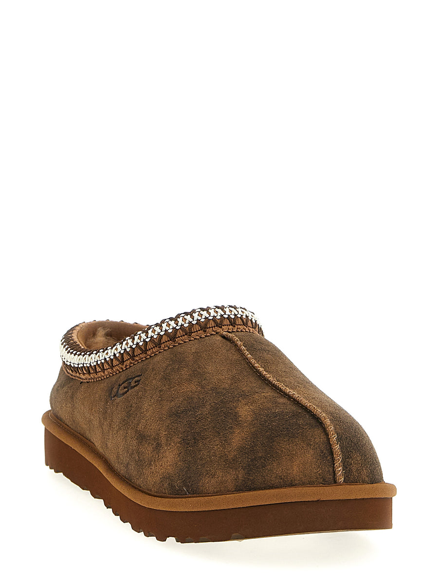 UGG Tasman Baxter Sabots Special Edition Mens Premium Suede Moccasin Slippers With Natural Variations Warmth