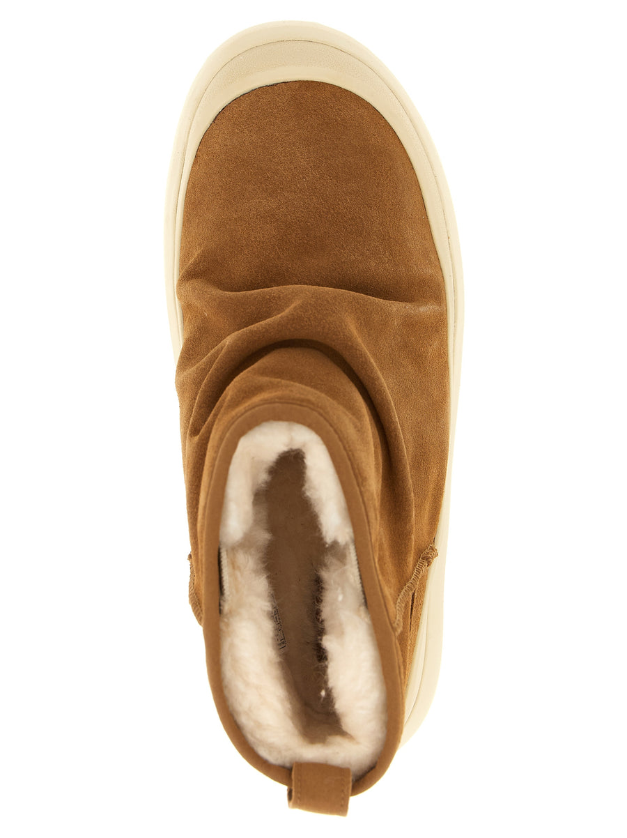 UGG Heritage Utility Mini Ankle Boots For Women Plush Insole And Lining For All Day Comfort In Warm Suede