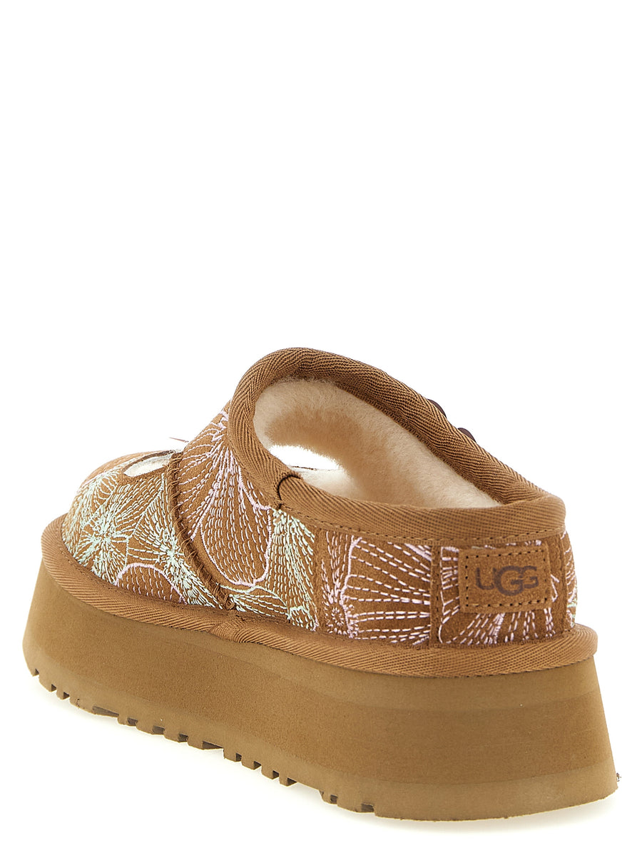 UGG Bea Mary Jane Flat Shoes For Women With Meadow Floral Embroidery And All Day Comfort