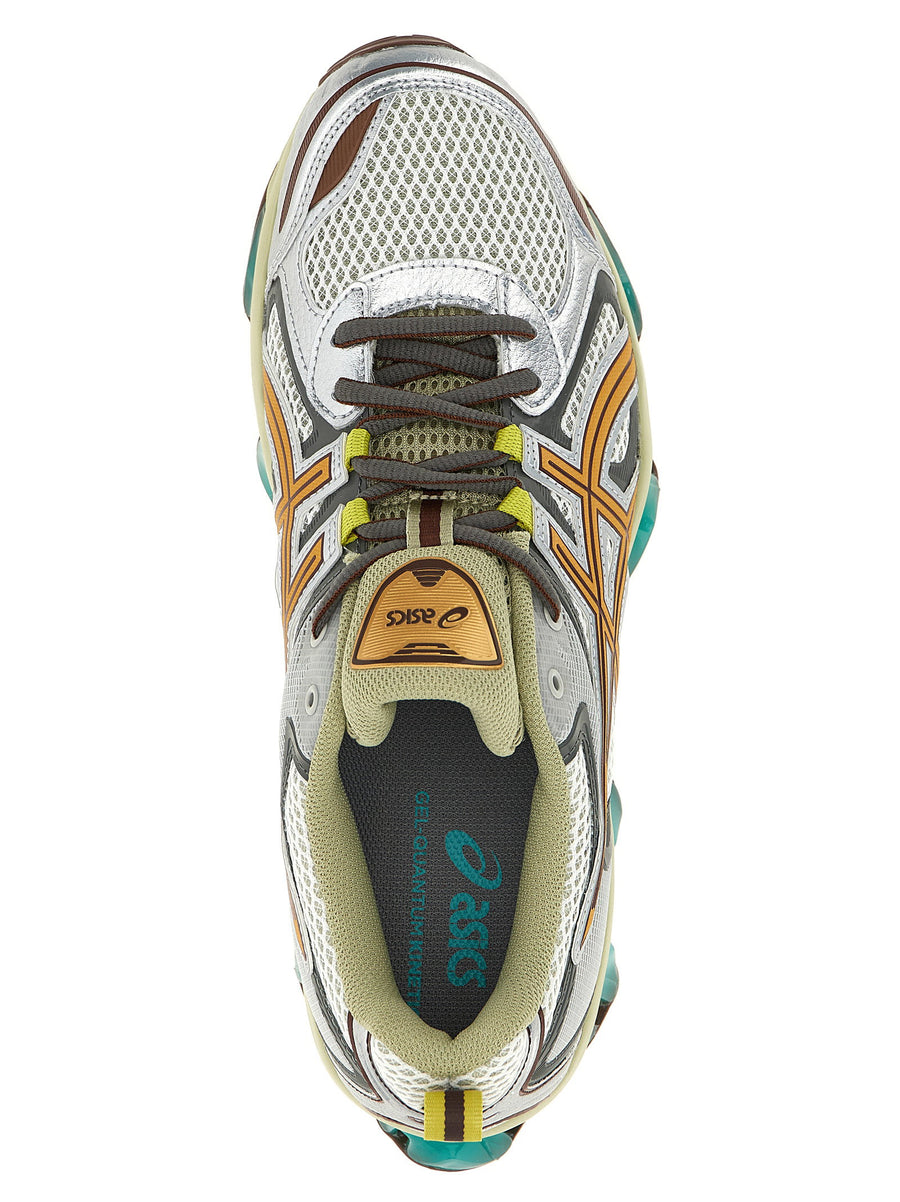 Asics Gel Quantum Kinetic Sneakers For Men Unisex Sizing Multicolor Breathable Mesh Upper
