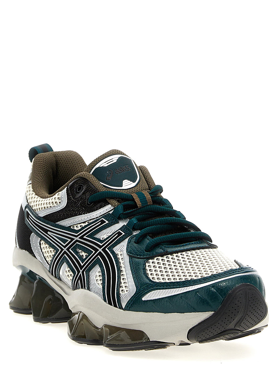 Asics Gel Quantum Kinetic Sneakers For Men And Unisex Sizing Multicolor Mesh Upper All Day Comfort