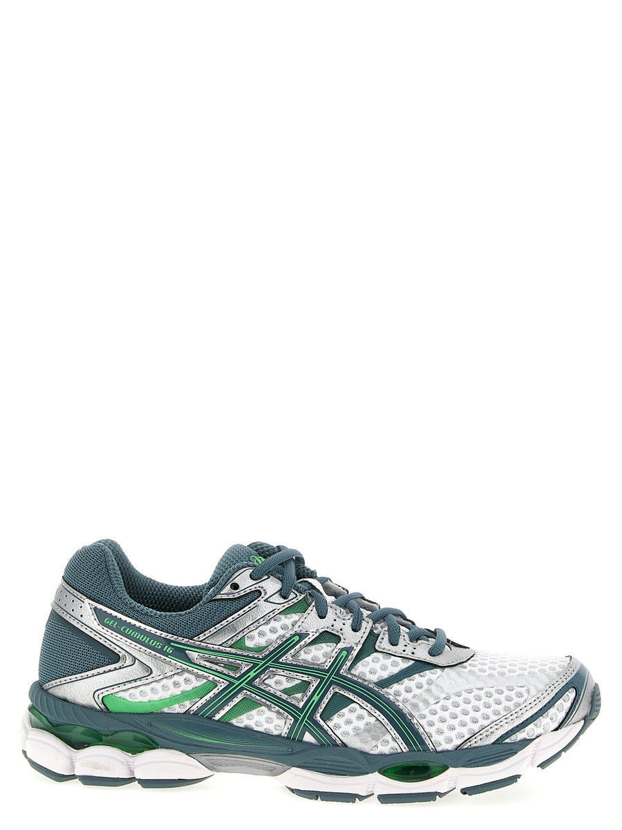 Asics Gel Cumulus 16 Sneakers Green Synthetic Leather