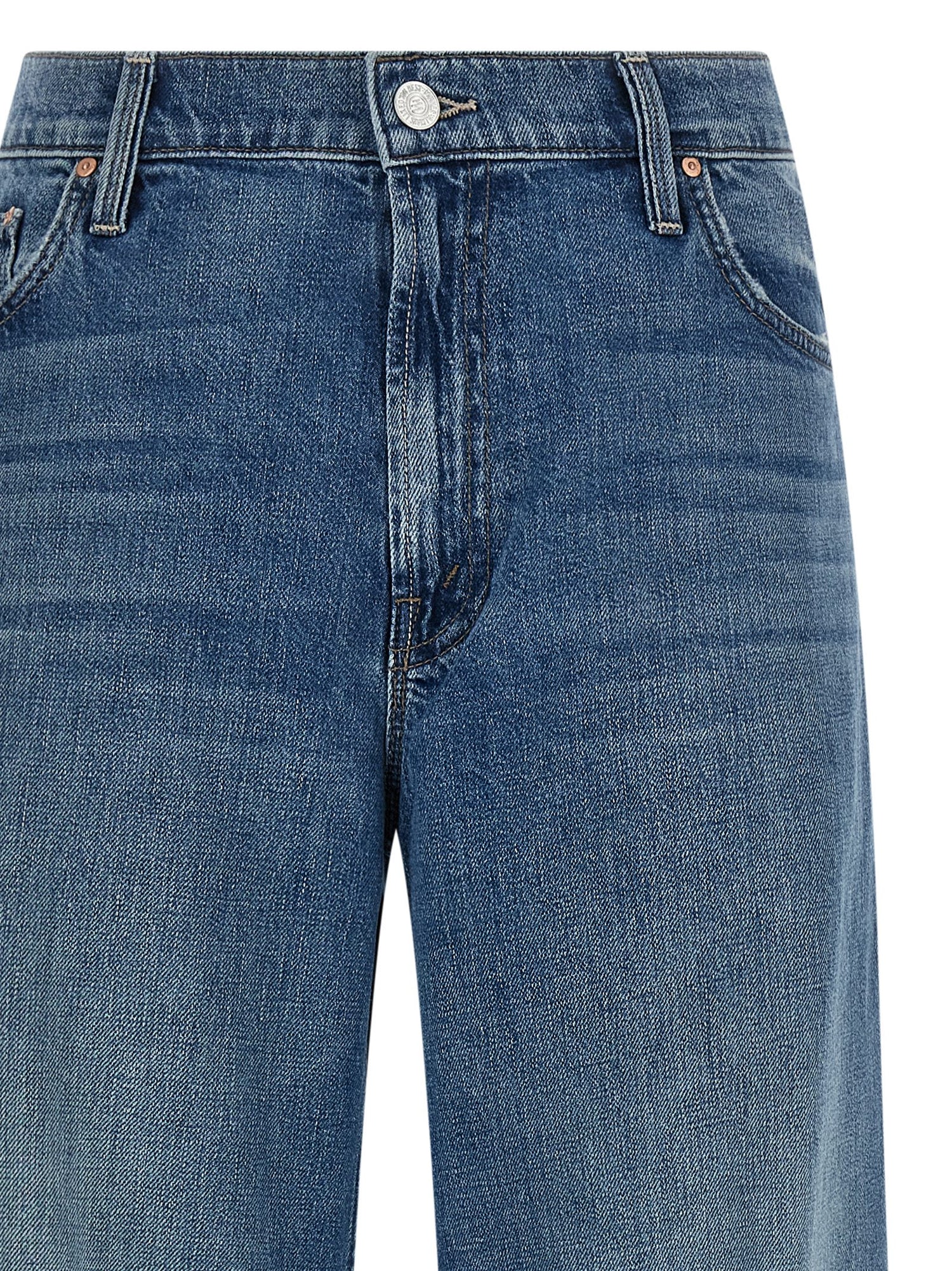 Mother The Rerun Zip Sneak Jeans
