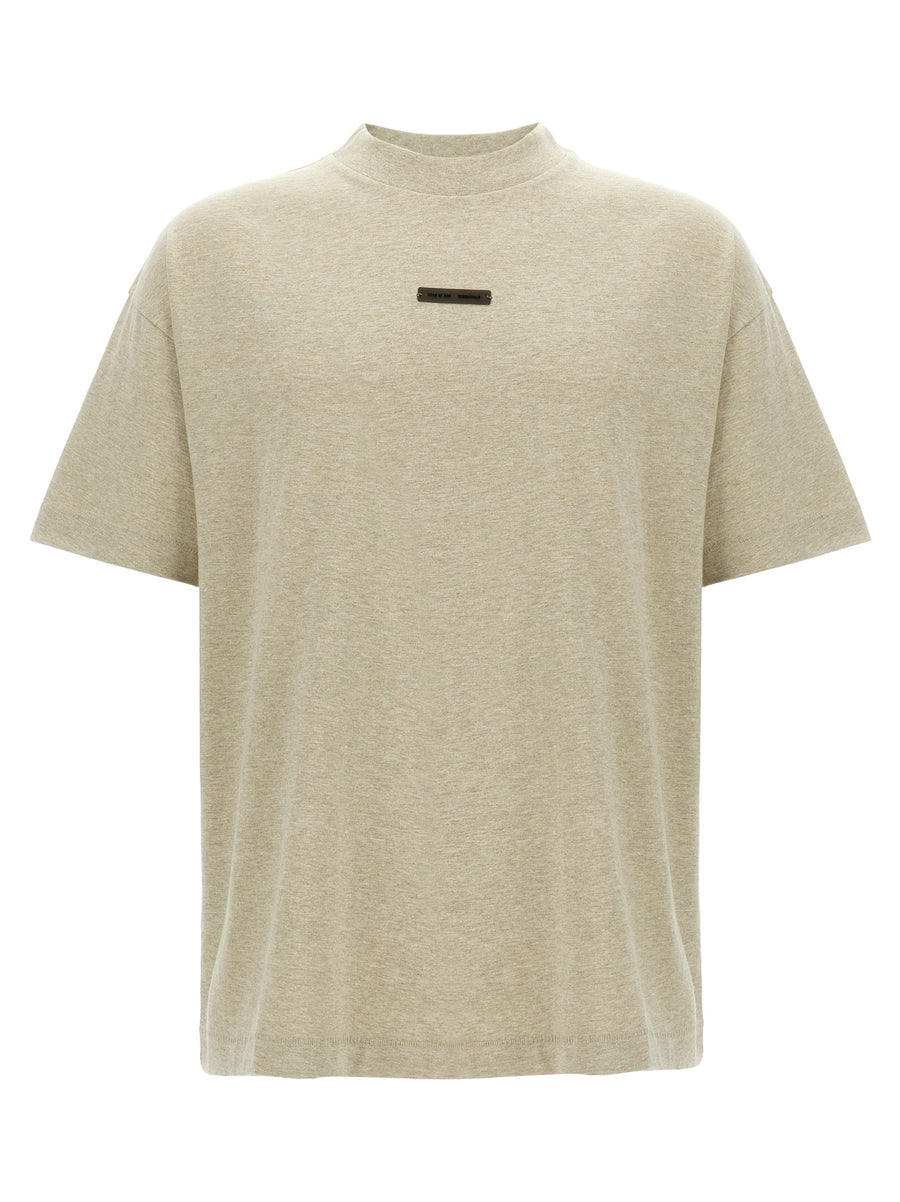 Fear Of God Essentials Classic T Shirt Gray 100 Percent Cotton Luxury Everyday Wear For Men