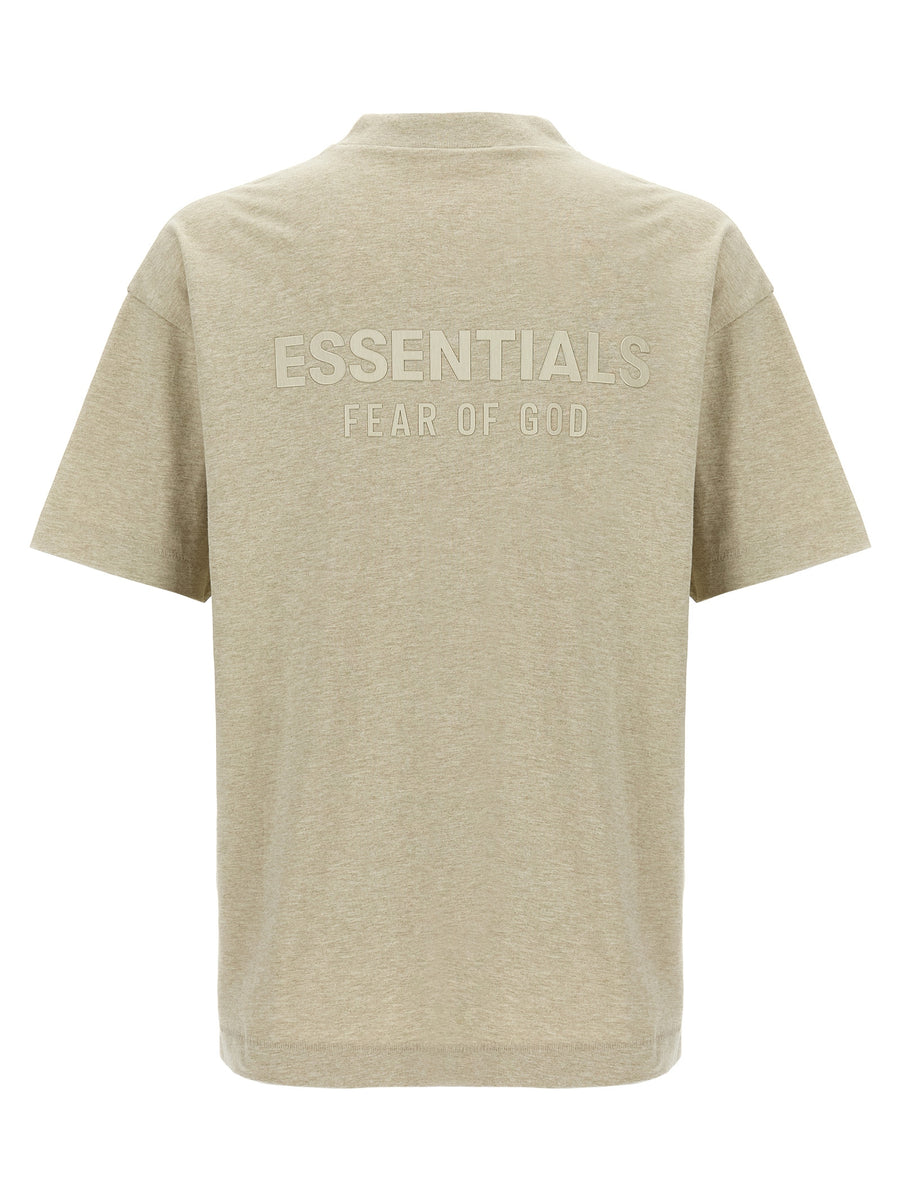 Fear Of God Essentials Classic T Shirt Gray 100 Percent Cotton Luxury Everyday Wear For Men