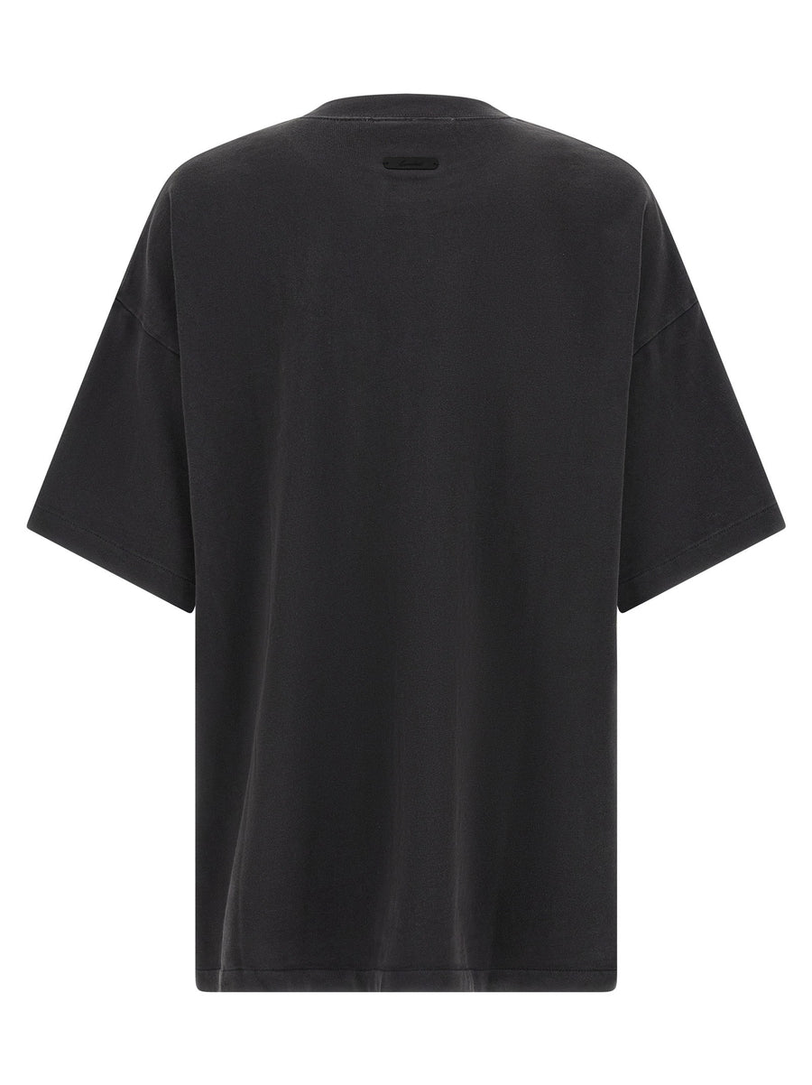 Fear Of God Essential Campus 90s T Shirt Men One Hundred Percent Cotton Crew Neck Front Print Tee