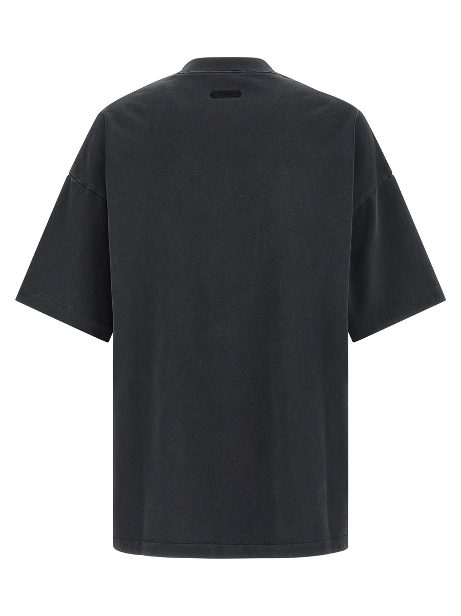 Fear Of God Essential Training 90s T Shirt Oversized Gray 100 Percent Cotton Top Unisex Streetwear