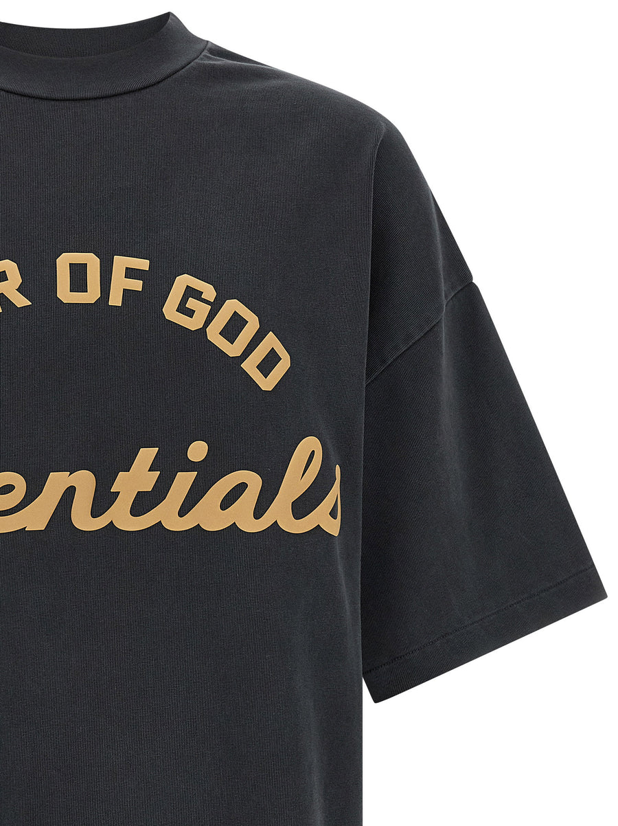 Fear Of God Essential Training 90s T Shirt Oversized Gray 100 Percent Cotton Top Unisex Streetwear
