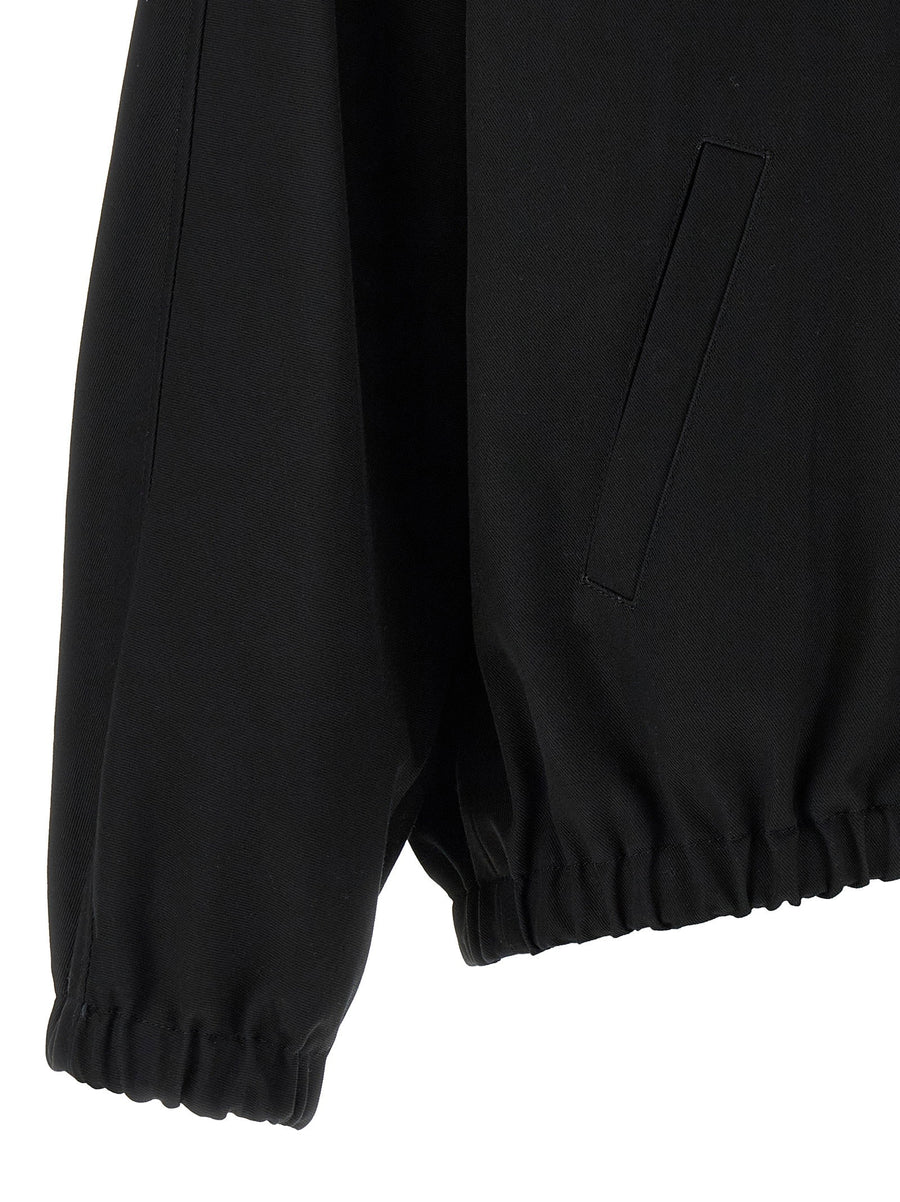 Courreges Buckle Zipped Bomber Jacket