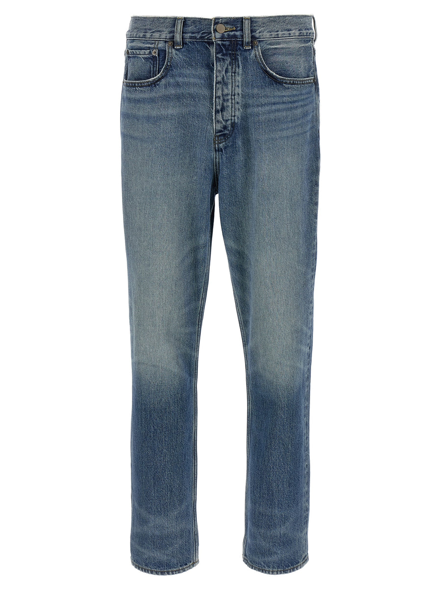 Fear Of God Essential 5 Pocket Jeans For Men Premium 100 Percent Cotton Stonewashed Denim Versatile