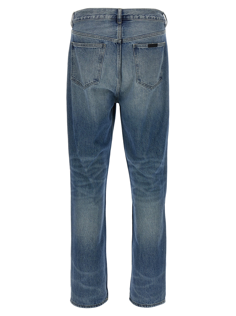 Fear Of God Essential 5 Pocket Jeans For Men Premium 100 Percent Cotton Stonewashed Denim Versatile