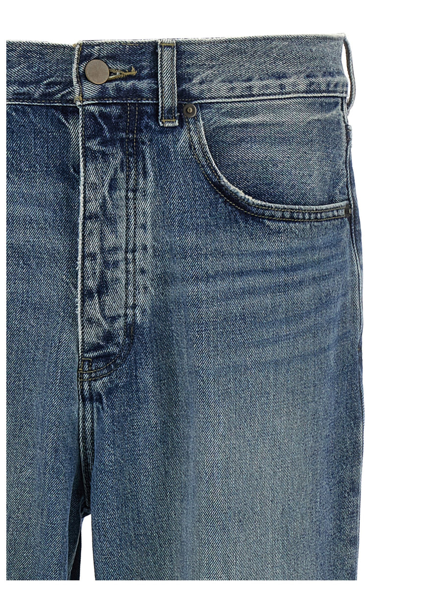 Fear Of God Essential 5 Pocket Jeans For Men Premium 100 Percent Cotton Stonewashed Denim Versatile