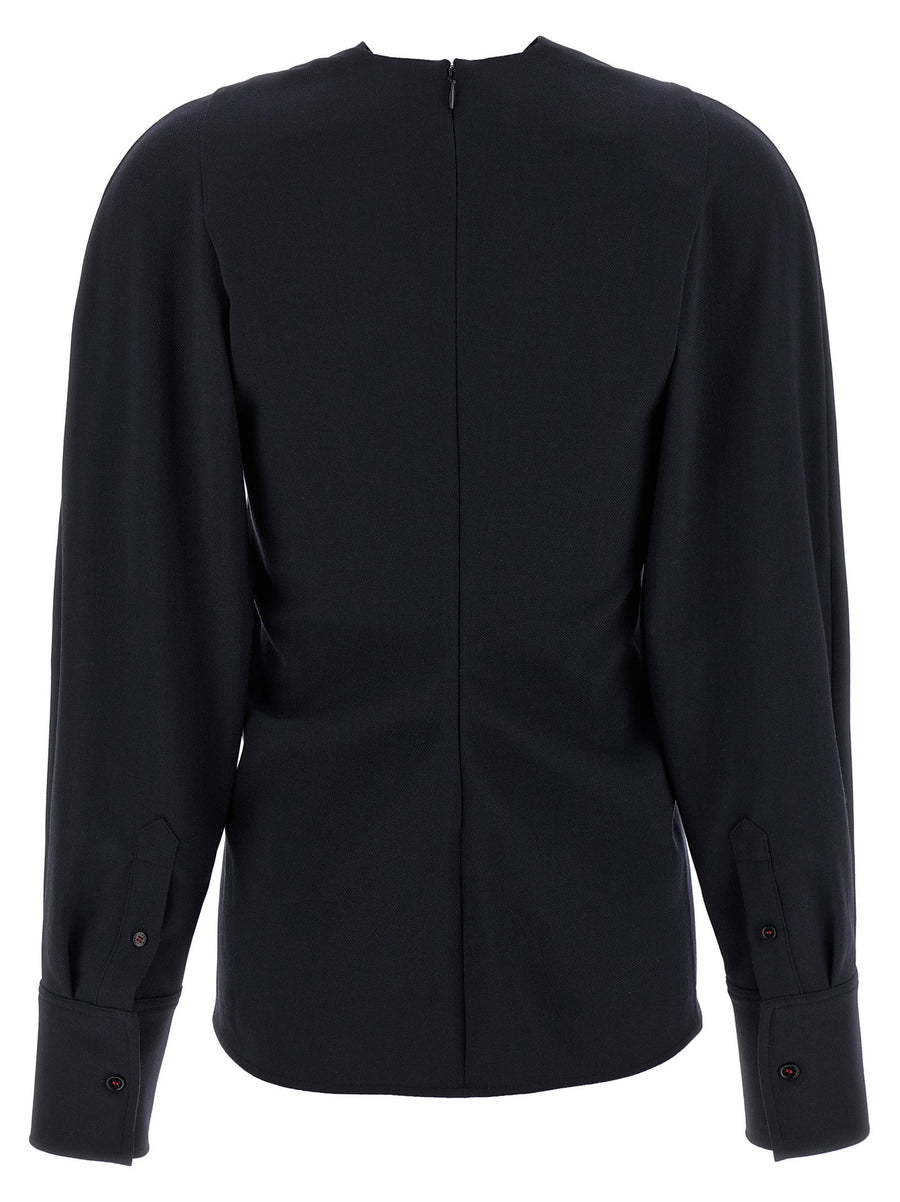 Victoria Beckham Twist Detail Blouse