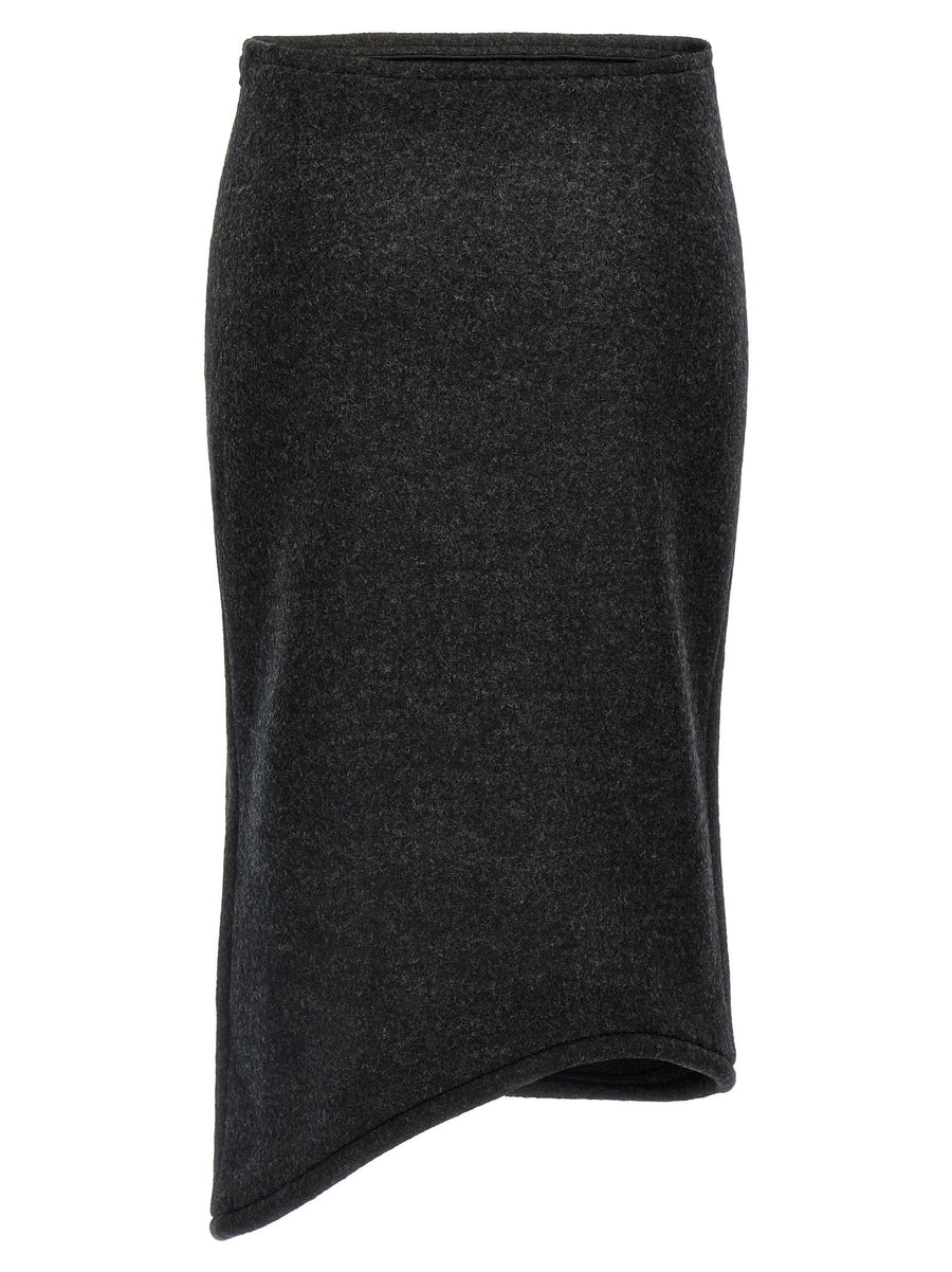 Victoria Beckham Padded Tube Detail Skirt