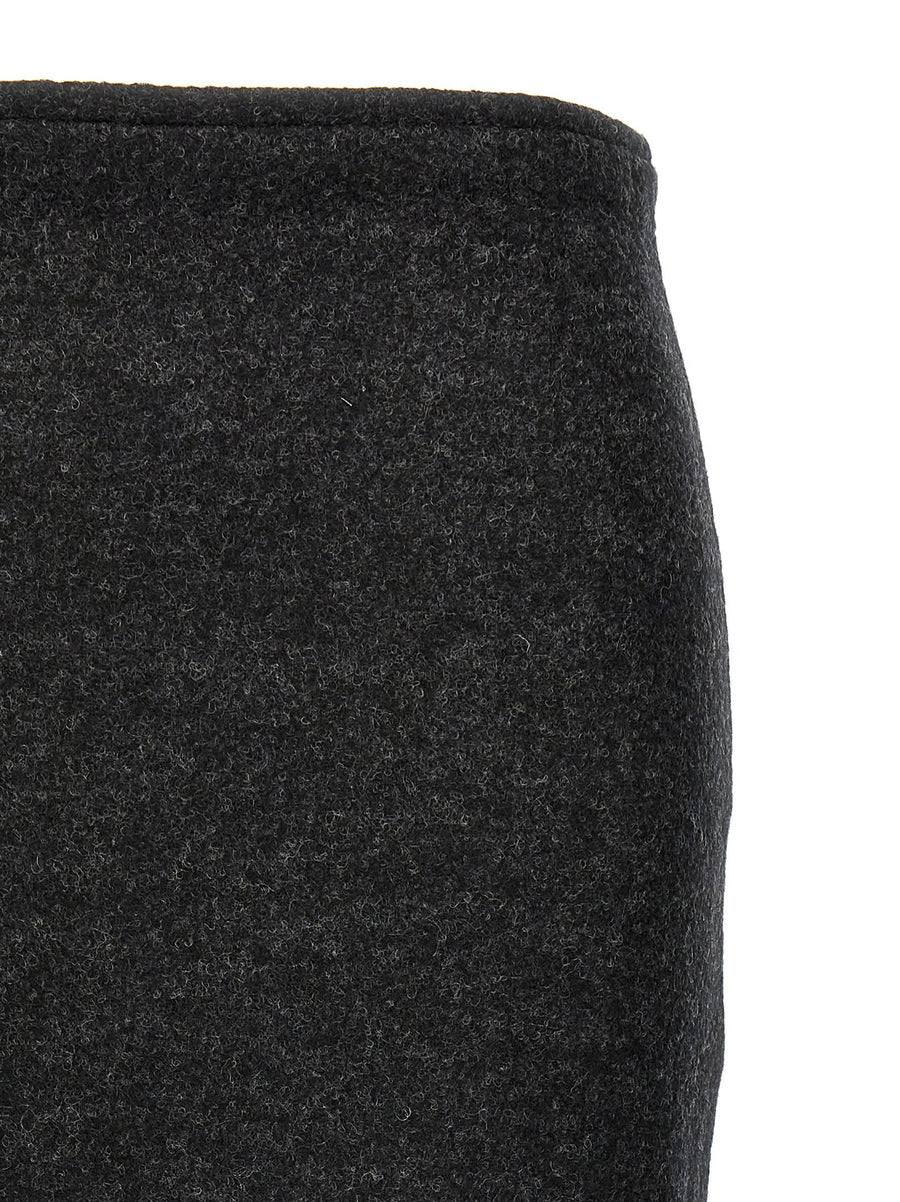 Victoria Beckham Padded Tube Detail Skirt