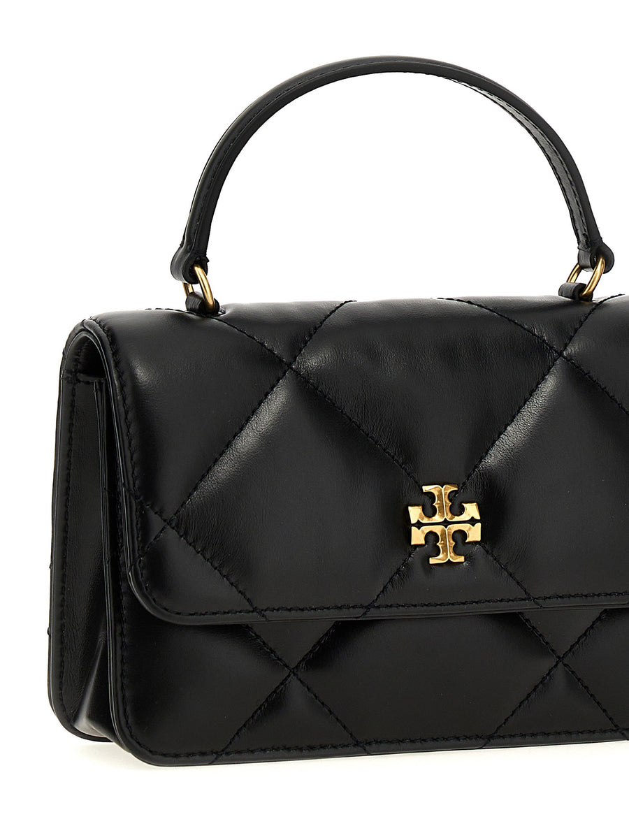 Tory Burch Kira Diamond Quilt Handbag Matelasse Nappa Leather Removable Strap For Women Everyday Luxury