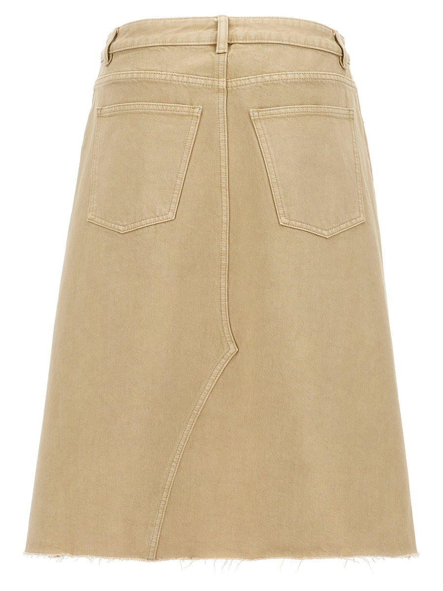 Tory Burch Deconstructed Midi Skirt