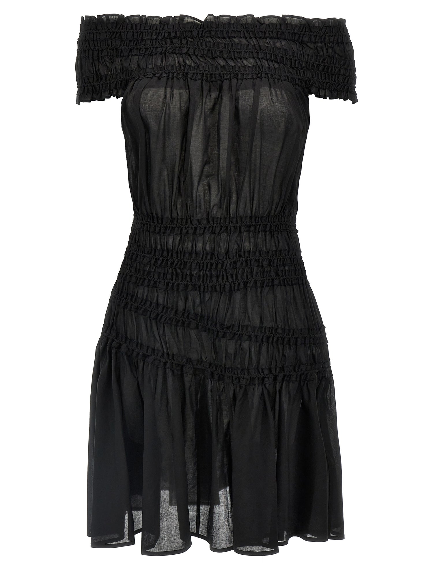 Tory Burch Smocked Cotton Dress