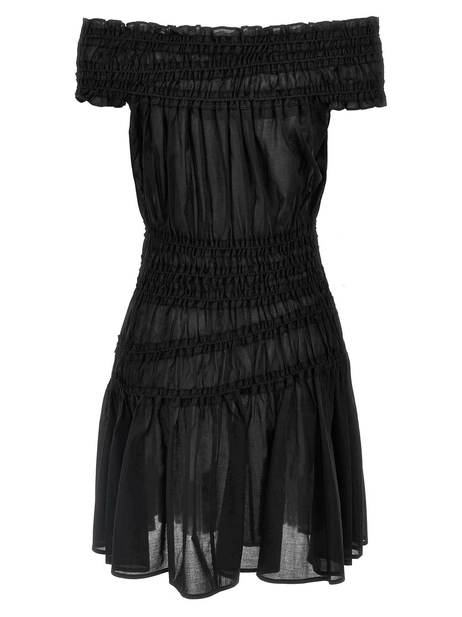 Tory Burch Smocked Cotton Dress
