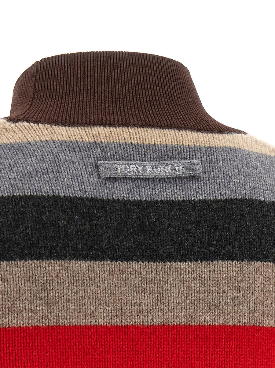 Tory Burch Striped Sweater
