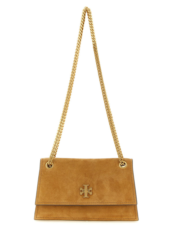 Tory Burch Mini Kira Turnlock Shoulder Bag Calfskin Leather For Women Luxurious Structured Silhouette With Gold Double T