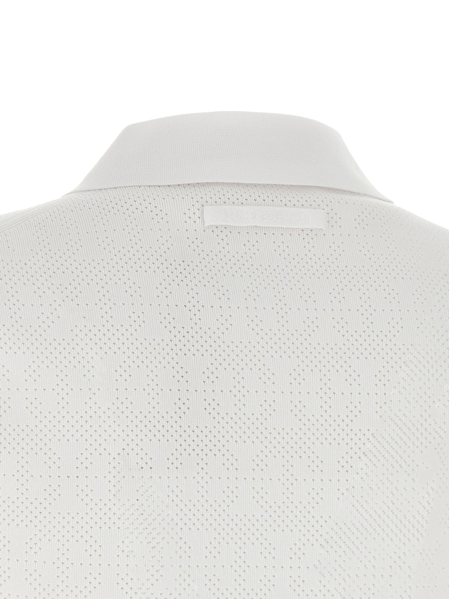 Tory Burch Pointelle Viscose Polo Shirt