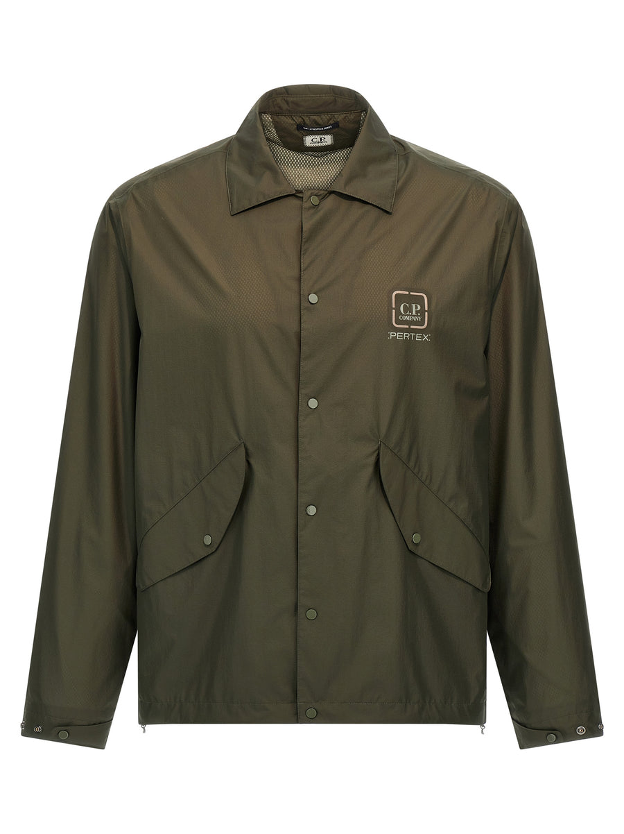 C.P. Company Metropolis Overshirt Lightweight Pertex Breathable Openwork For Men Urban Layer