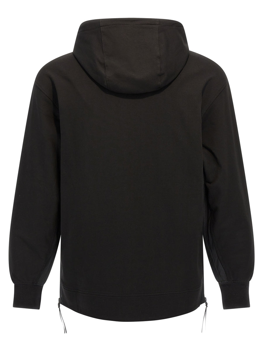 C.P. Company Metropolis Series Hoodie for Men Lightweight Gauze Topwear With Side Zip Logo Patch