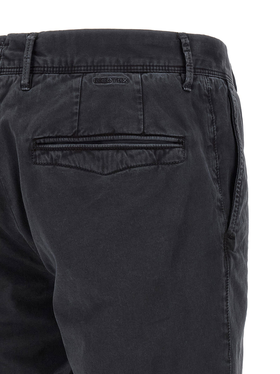 Incotex Stretch Cotton Trousers For Men With Desk To Dinner Versatility And Tailored Fit