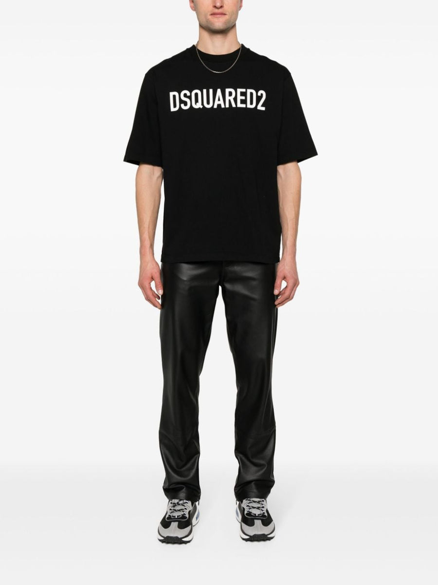 Dsquared2 Logo Cotton T Shirt Men Front Logo 100 Cotton Soft Jersey Regular Fit Premium