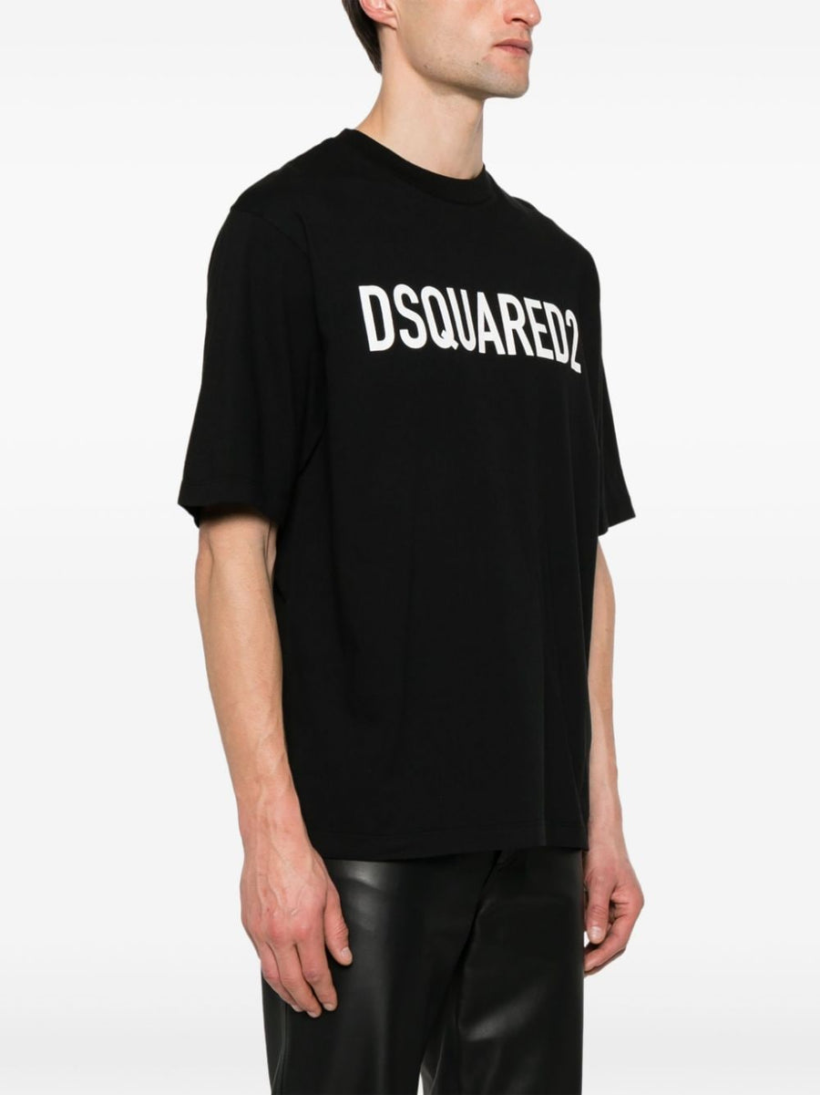 Dsquared2 Logo Cotton T Shirt Men Front Logo 100 Cotton Soft Jersey Regular Fit Premium