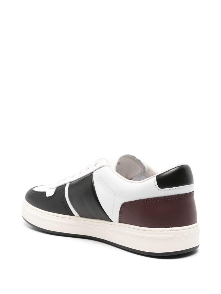 Hogan HTV Pre Sneakers For Men Premium Calf Leather Breathable Lining Perforated Toe All Season Comfort