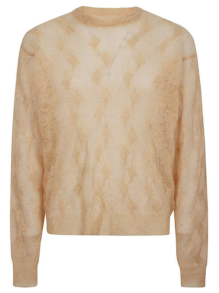 Stussy Wool Blend Jumper For Men Premium Warm Mohair Nylon Knit Casual Streetwear