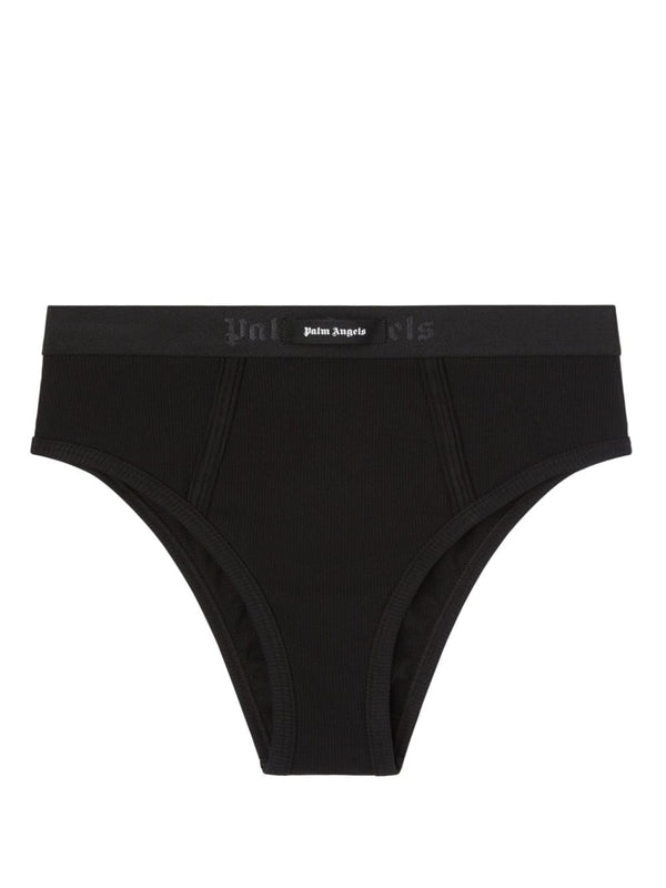 Palm Angels Logo cotton coulottes