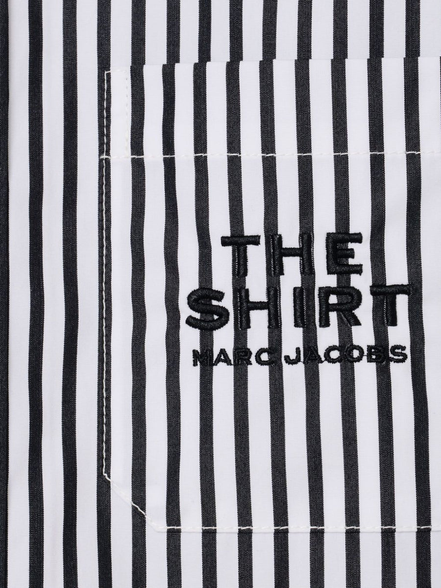Marc Jacobs Striped Shirt For Women Premium 100 Percent Cotton Timeless Versatile Wardrobe Essential