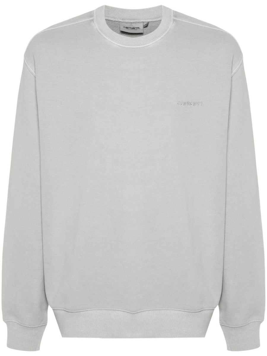 Carhartt WIP Pre Duster Script Cotton Sweatshirt For Men Soft Jersey With Embroidered Chest Logo