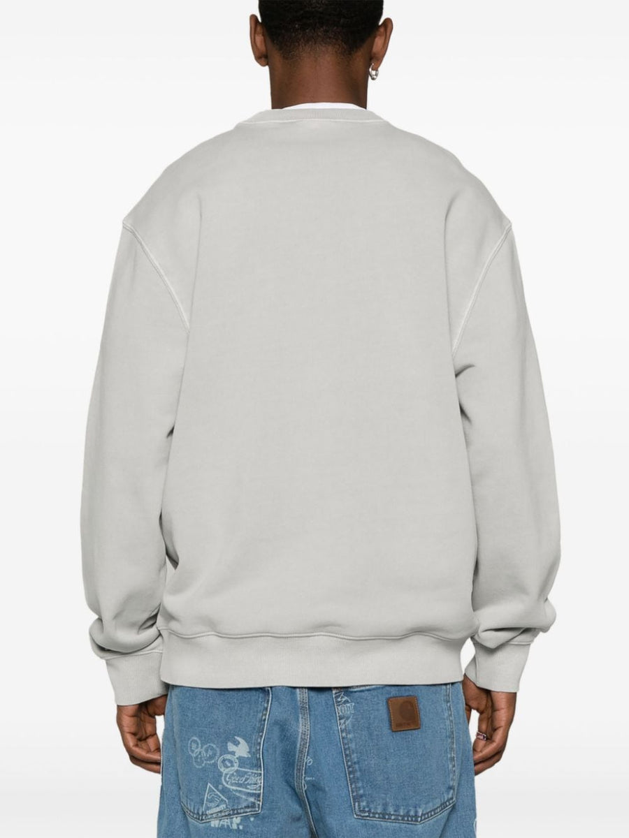 Carhartt WIP Pre Duster Script Cotton Sweatshirt For Men Soft Jersey With Embroidered Chest Logo