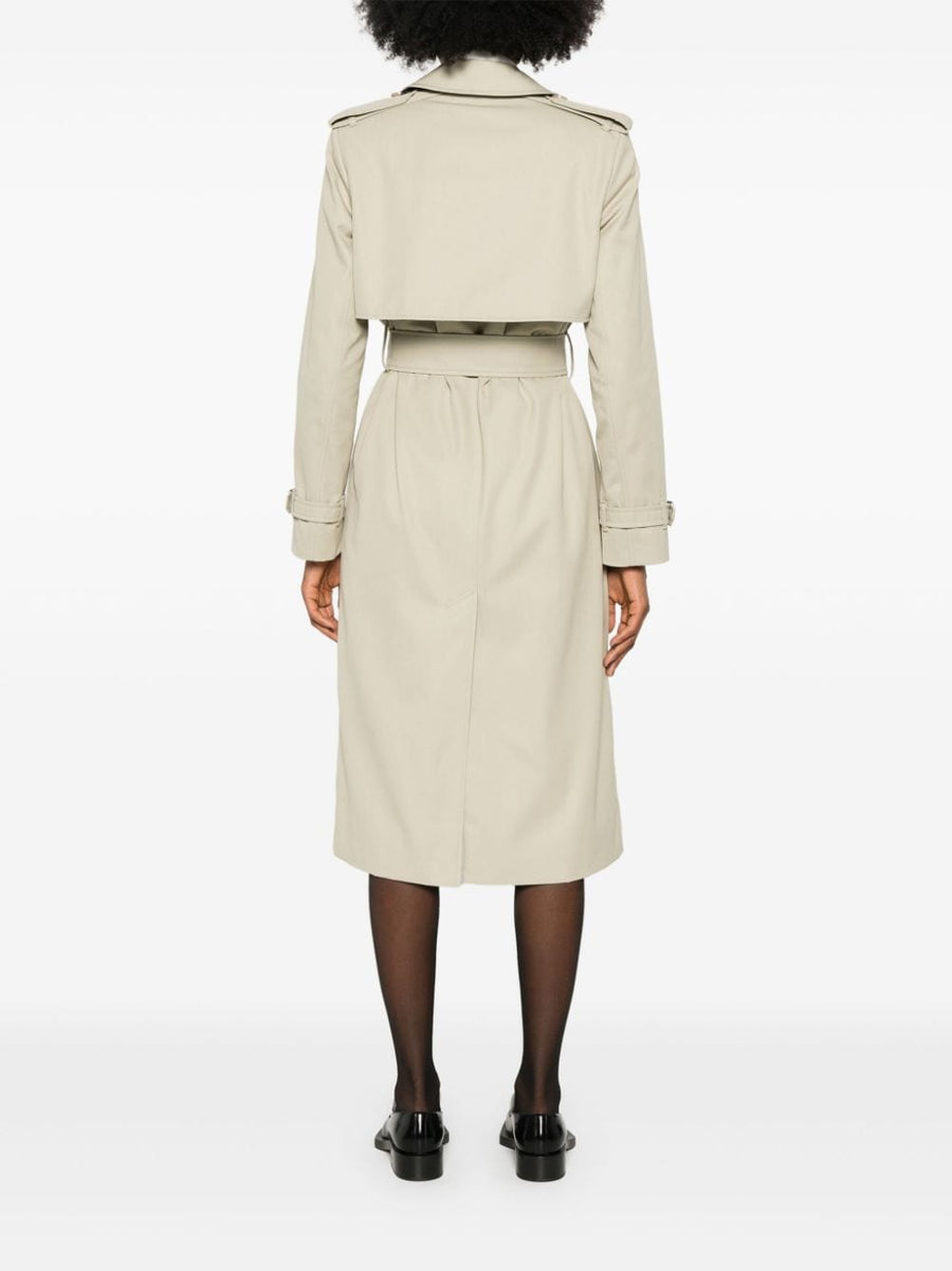 Burberry Double Breasted Trench Coat For Women Timeless Heritage Luxury With Long Silhouette Travel Ready