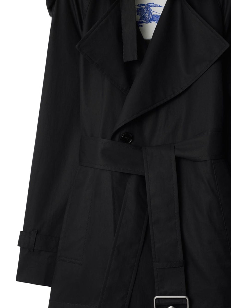 Burberry Gabardine Trench Jacket For Women With Belted Waist And Weather-Ready Timeless Style
