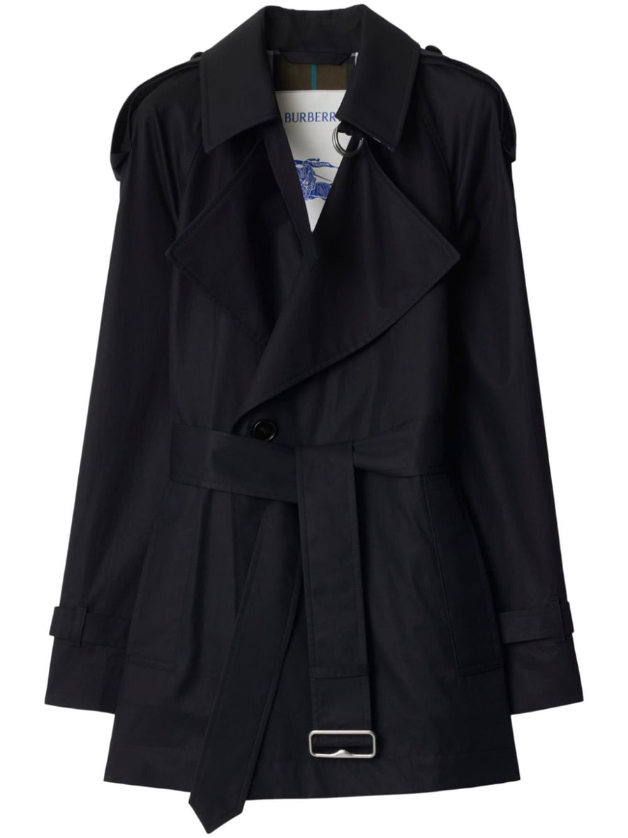 Burberry Gabardine Trench Jacket For Women With Belted Waist And Weather-Ready Timeless Style