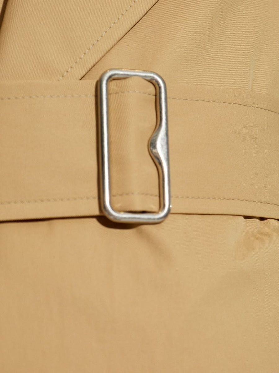Burberry Trench Coat Belted Waist Timeless Cotton Gabardine Luxury Outerwear For Women