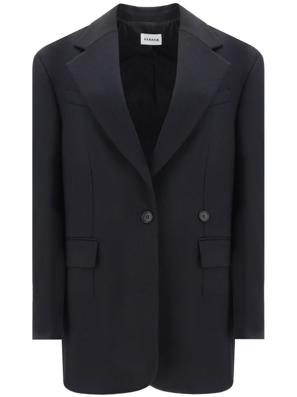 P.A.R.O.S.H. Wool single-breasted blazer jacket