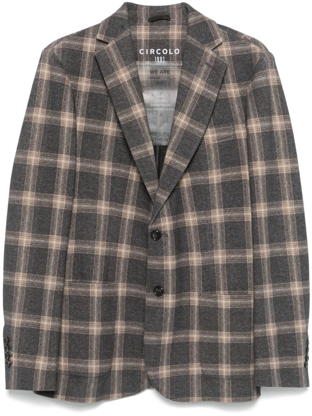 Circolo 1901 Cotton single-breasted jacket