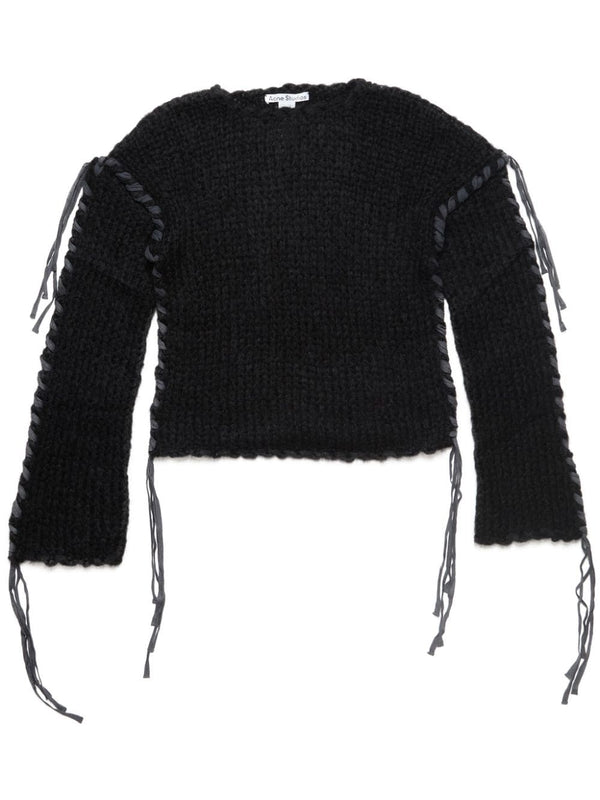 Acne Studios Conscious Criteria page Wool blend crewneck sweater