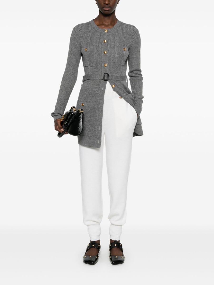 Chloé Wool Knitted Trousers Tailored Silhouette For Women Luxury Knit Workwear Essentials