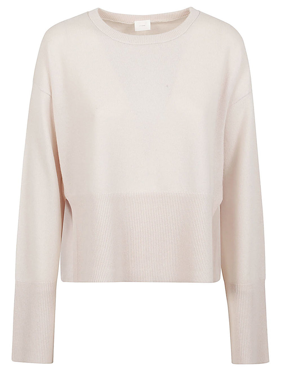 Ct Plage Cashmere Crewneck Sweater For Women Timeless Quiet Luxury Warmth 100 Percent Cashmere