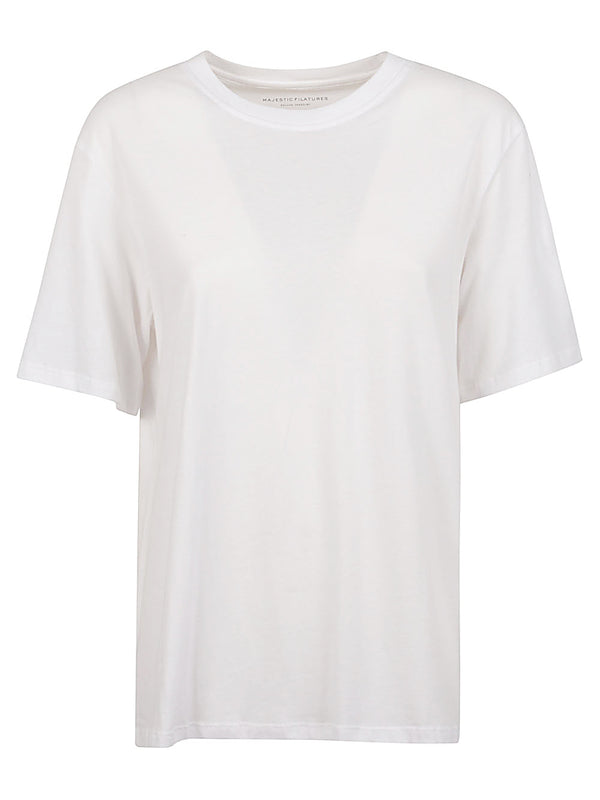 Majestic Cotton crewneck top
