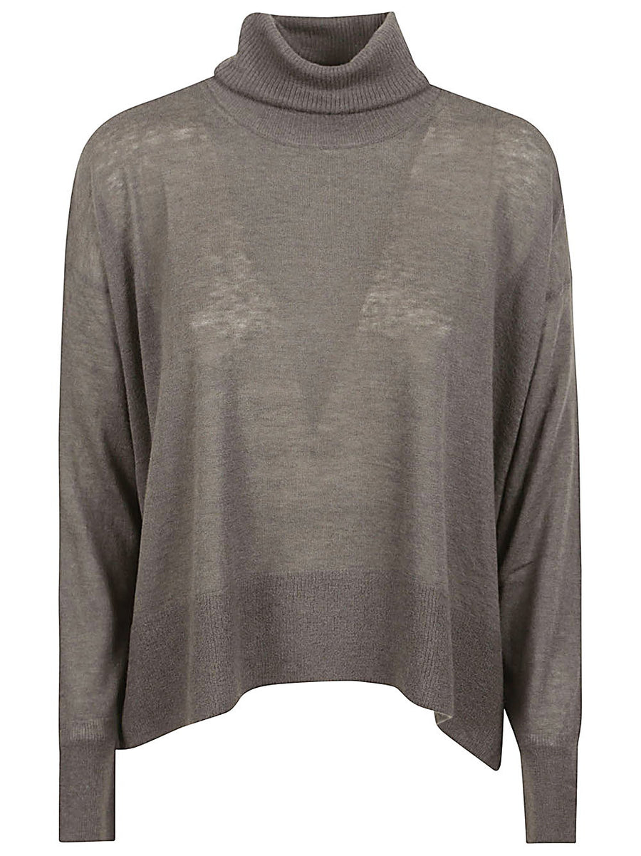 Ct Plage Cashmere Turtleneck Sweater For Women Khaki Soft Luxury Warmth And Comfort