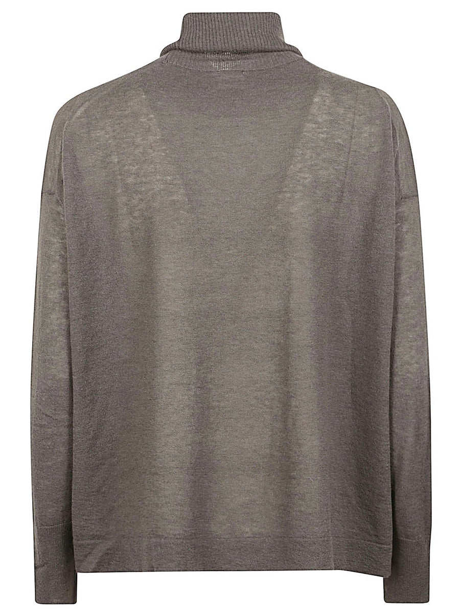 Ct Plage Cashmere Turtleneck Sweater For Women Khaki Soft Luxury Warmth And Comfort