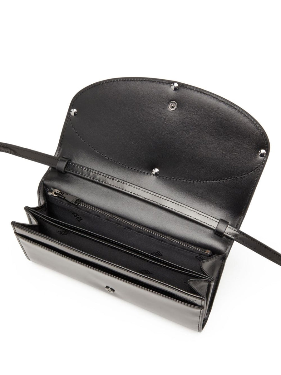 Diesel 1DR Wallet Bag for Women Premium Compact Calf Leather Mini With Adjustable Waist Strap